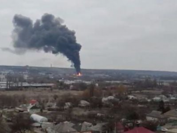 На юго-западе Луганска произошел мощный взрыв